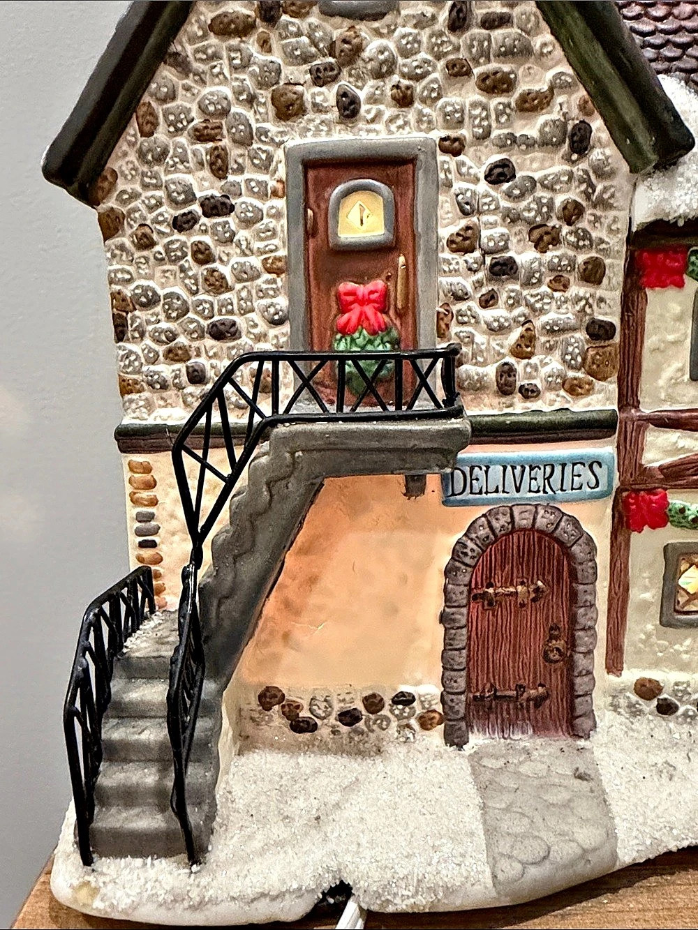 St. Nicholas Square Village Nick's Tavern Lighted Holiday Village Building Decor - Picture 9 of 16